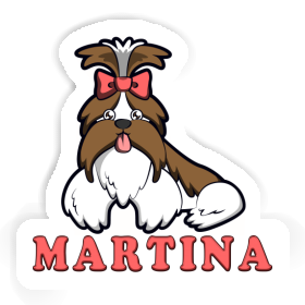 Shih Tzu Autocollant Martina Image