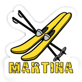 Sticker Martina Ski Image