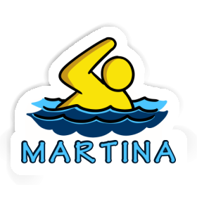 Martina Sticker Swimmer Image