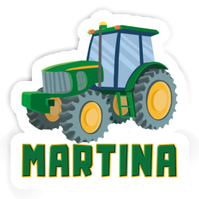 Sticker Martina Tractor Image