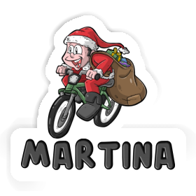 Martina Sticker Cyclist Image