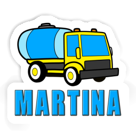 Water Truck Sticker Martina Image