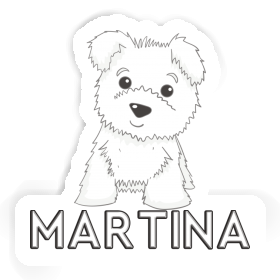 Sticker Martina Westie Image