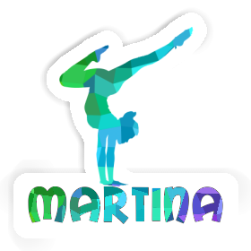 Martina Sticker Yoga Woman Image