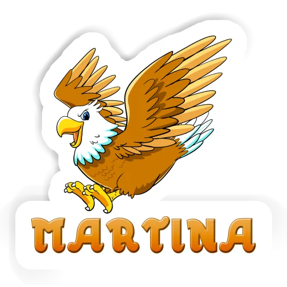 Sticker Martina Eagle Notebook Image