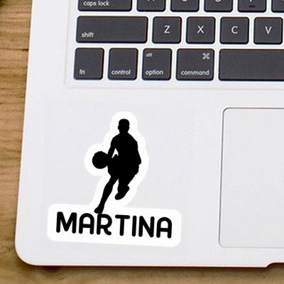 Martina Sticker Basketball Player Image