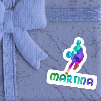 Martina Autocollant Joueur de basket-ball Gift package Image