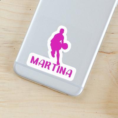 Martina Sticker Basketball Player Image