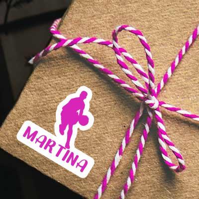 Martina Sticker Basketball Player Gift package Image