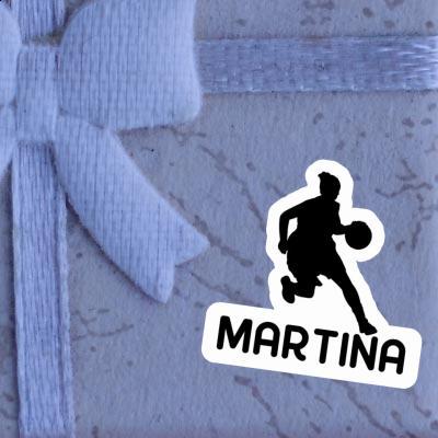 Aufkleber Martina Basketballspielerin Gift package Image