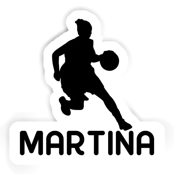 Aufkleber Martina Basketballspielerin Gift package Image