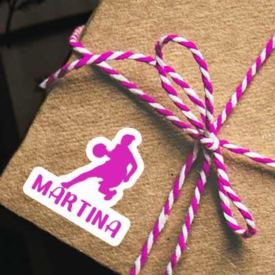 Martina Aufkleber Basketballspielerin Gift package Image