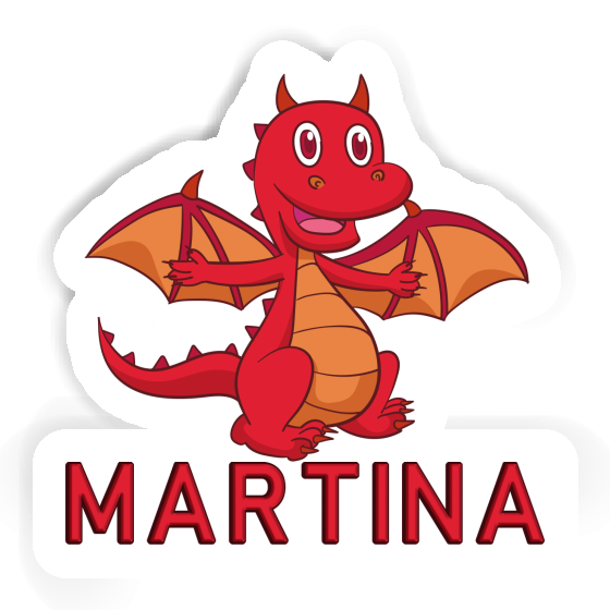 Baby-Drache Sticker Martina Notebook Image