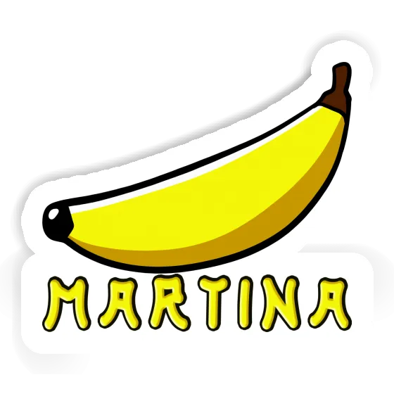 Sticker Martina Banane Laptop Image