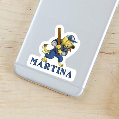 Sticker Baseball-Hund Martina Image