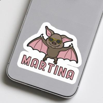 Martina Sticker Bat Notebook Image