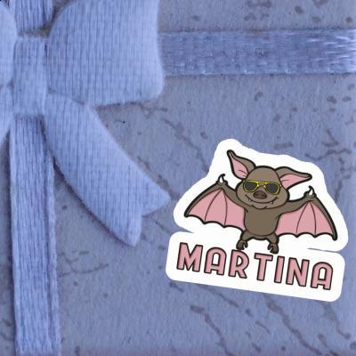 Martina Sticker Bat Notebook Image