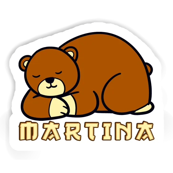 Martina Sticker Bear Image