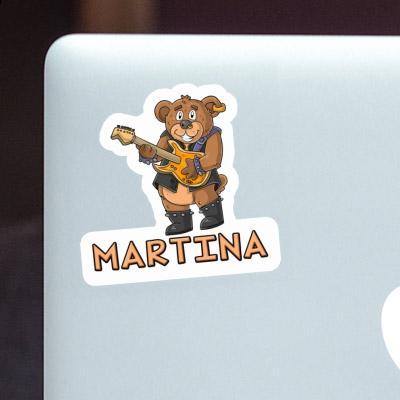 Autocollant Rockeur Martina Laptop Image