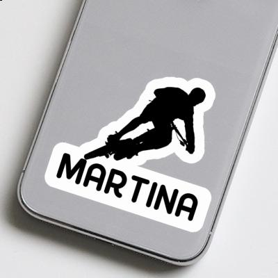 Martina Sticker Biker Laptop Image