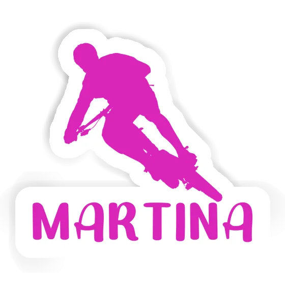 Martina Sticker Biker Laptop Image