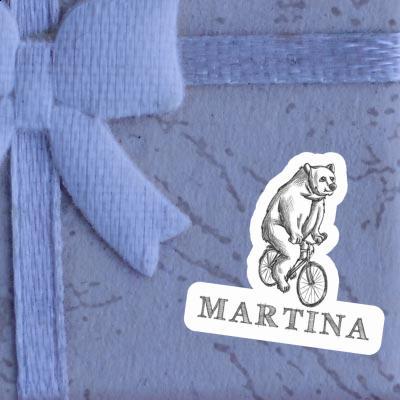 Velofahrer Sticker Martina Notebook Image