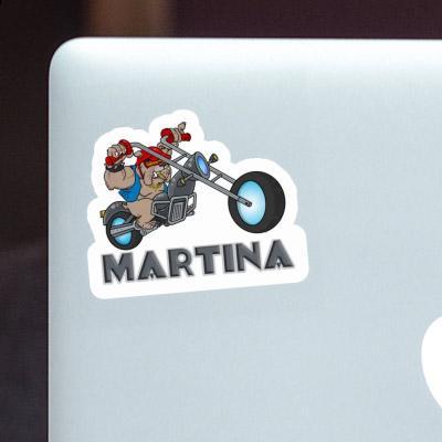 Sticker Biker Martina Notebook Image