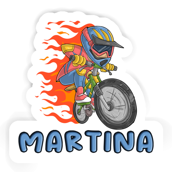 Martina Sticker Biker Notebook Image