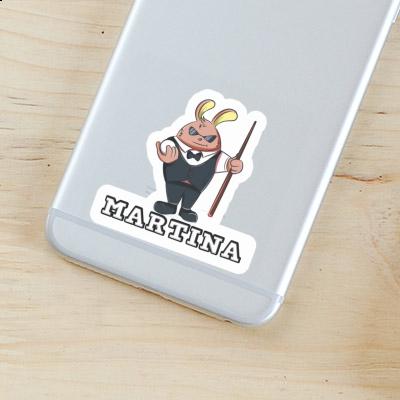 Sticker Billiard Player Martina Gift package Image