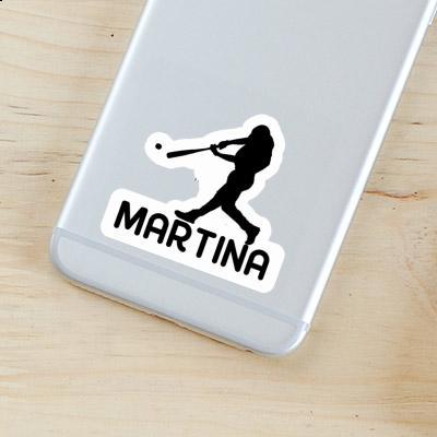 Baseballspieler Sticker Martina Image