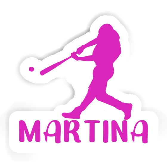 Martina Aufkleber Baseballspieler Gift package Image