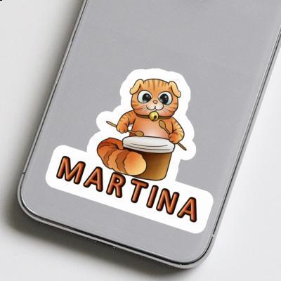 Martina Sticker Trommler-Katze Gift package Image