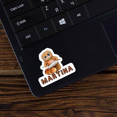 Martina Sticker Trommler-Katze Image