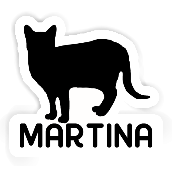 Sticker Cat Martina Laptop Image