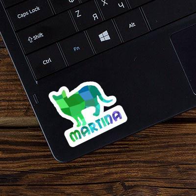 Martina Sticker Cat Laptop Image