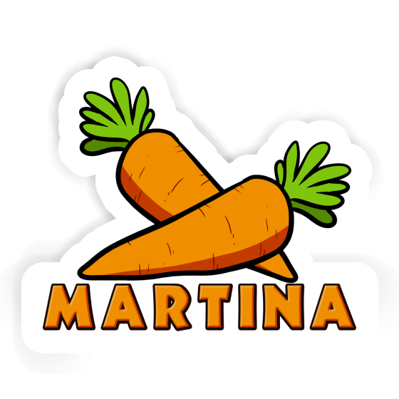 Martina Sticker Carrot Notebook Image