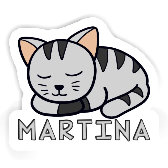 Cat Sticker Martina Laptop Image