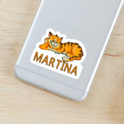 Sticker Martina Katze Notebook Image