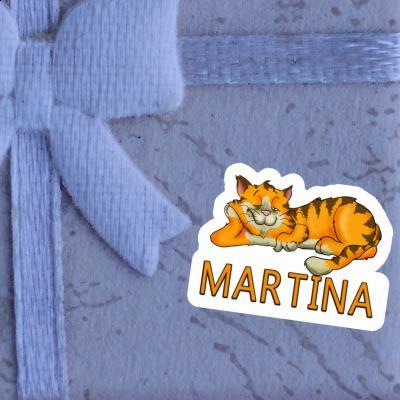 Sticker Martina Katze Laptop Image