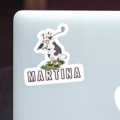 Sticker Martina Golf Cow Gift package Image