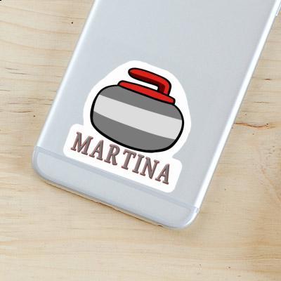 Autocollant Pierre de curling Martina Image