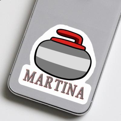 Martina Sticker Curling Stone Image