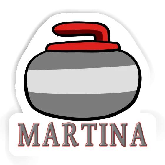 Martina Sticker Curling Stone Image