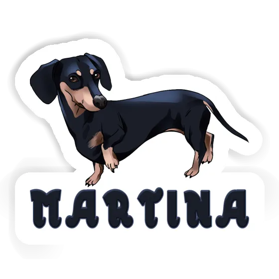 Sticker Dachshund Martina Notebook Image