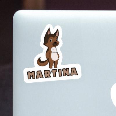 Martina Aufkleber Deutscher Schäferhund Laptop Image