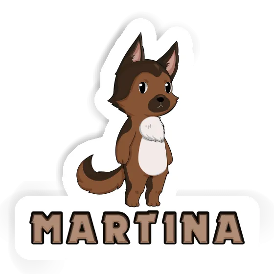 Martina Aufkleber Deutscher Schäferhund Image