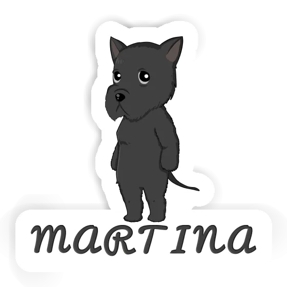 Sticker Giant Schnauzer Martina Gift package Image