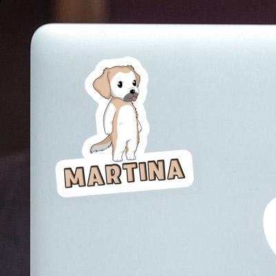 Sticker Golden Retriever Martina Notebook Image