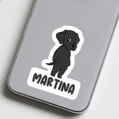 Labrador Retriever Aufkleber Martina Laptop Image