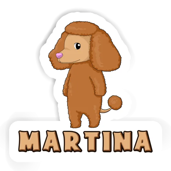 Caniche Autocollant Martina Gift package Image